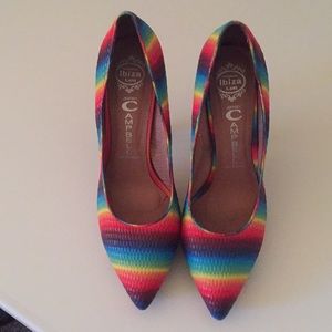 Rainbow Bullet Heels, by Jeffrey Campbell